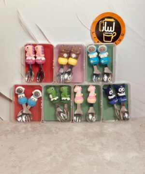 قاشق و چنگال باکس دار کودک کد 4527