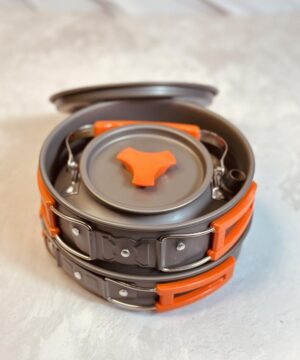 ست ظروف کمپینگ (قابلمه، ماهیتابه و کتری) کد 4762