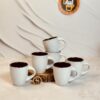 شات قهوه خوری دوبل داخل مشکی کد 2747