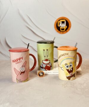 ماگ طرح باب اسفنجی، پاتریک و آقای خرچنگ کد 5440