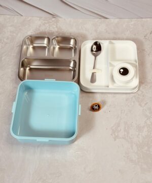 ظرف غذای اورجینال داخل استیل طرح فیل کد 6510