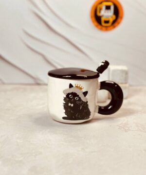 ماگ فانتزی طرح گربه لاکچری کد 8334