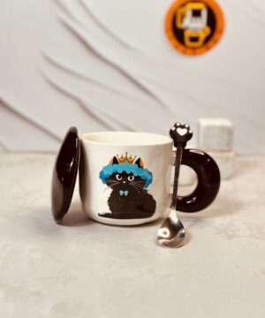 ماگ فانتزی طرح گربه لاکچری کد 8334