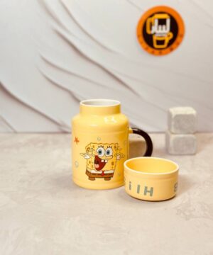 ماگ سرامیکی فانتزی طرح باب اسفنجی و پاتریک کد 9326