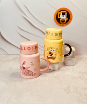 ماگ سرامیکی فانتزی طرح باب اسفنجی و پاتریک کد 9326