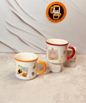 ماگ سرامیکی ساده باب اسفنجی و پاتریک کد 9336