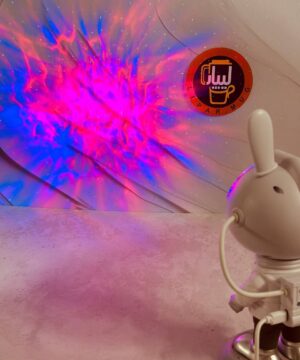 چراغ خواب کهکشانی طرح خرگوش فضانورد کد 0311