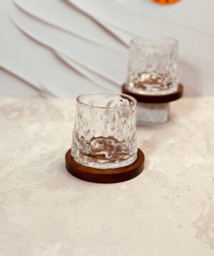 ماگ چرخشی زیر چوبی دار کد 0348