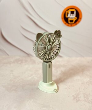 پنکه شارژی استند دار چراغ دار فانتزی کد 0290