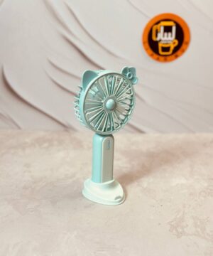 پنکه شارژی استند دار چراغ دار فانتزی کد 0290
