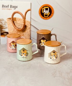 ماگ تیگر پنجره ای درب بامبو کد 5311