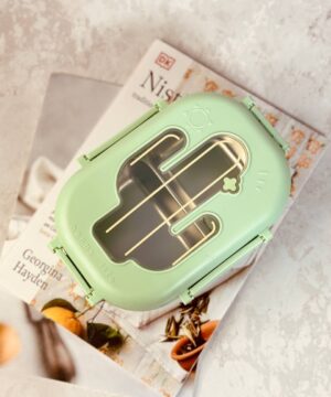 ظرف غذا داخل استيل طرح كاكتوس كد 2757