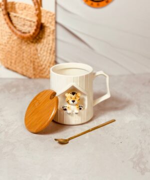 ماگ تیگر پنجره ای درب بامبو کد 5311