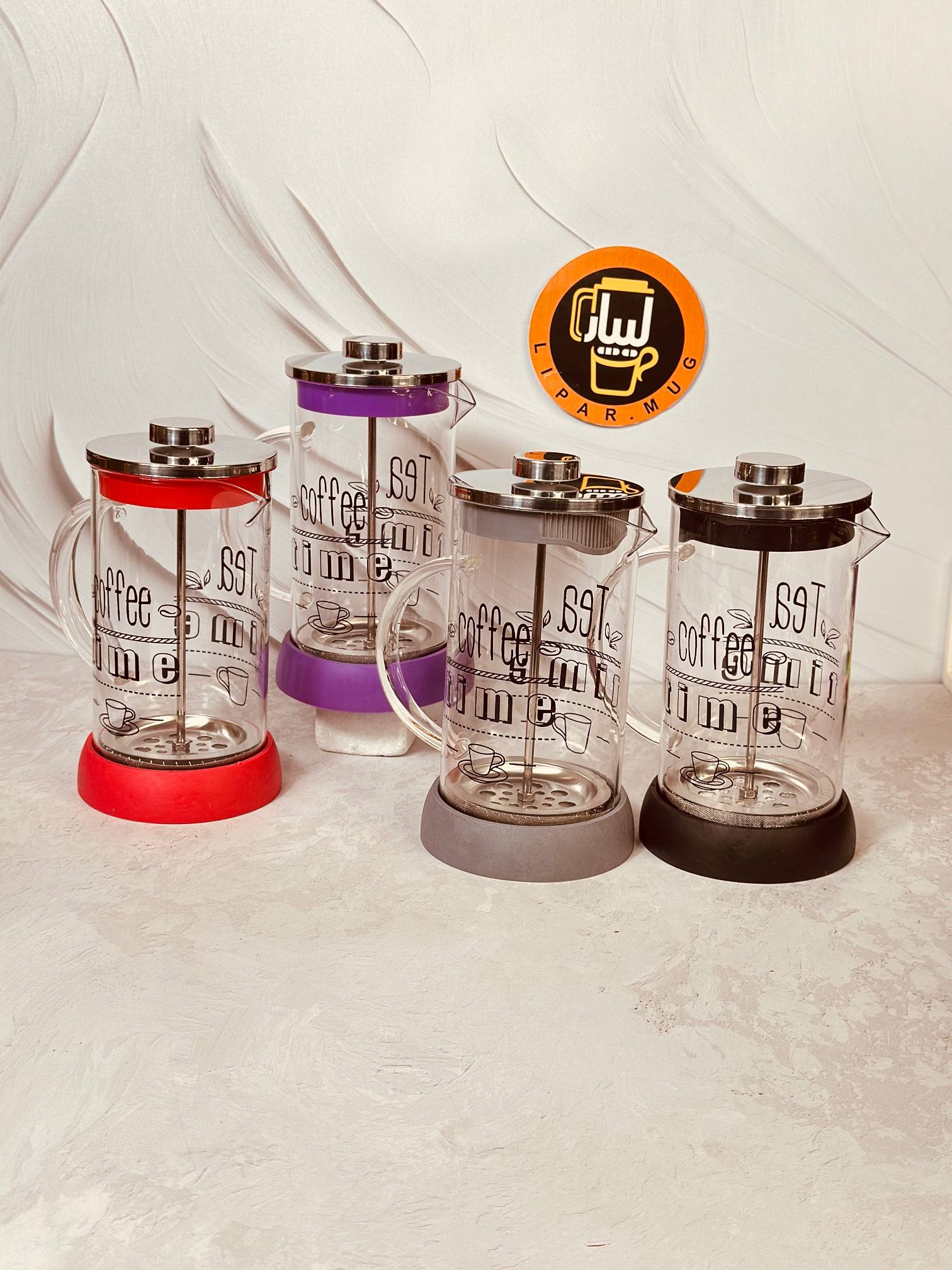 فرنچ پرس زیر سیلیکونی تمام پیرکس کد 6095