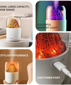 دستگاه بخورسرد طرح آتشفشان Volcano humidifier کد VR-163