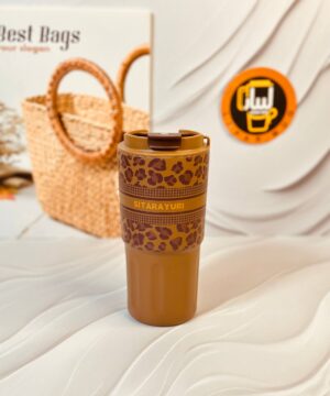 تراول ماگ طرح دار پلنگی بزرگ SITARAYURI کد 6143