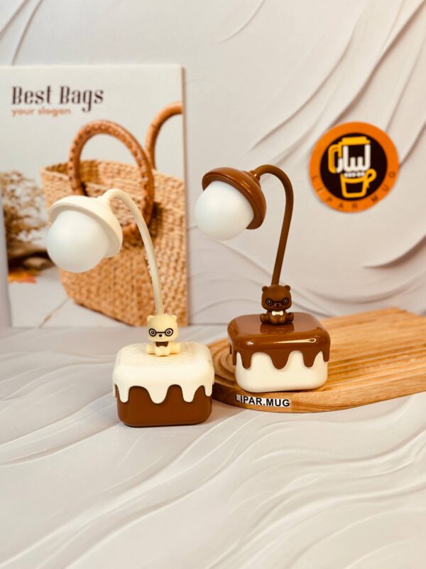 چراغ مطالعه خرس شکلاتی کد 6215