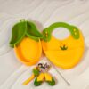 ظرف غذای کودک 5تکه سیلیکونی طرح ذرت مد 6242