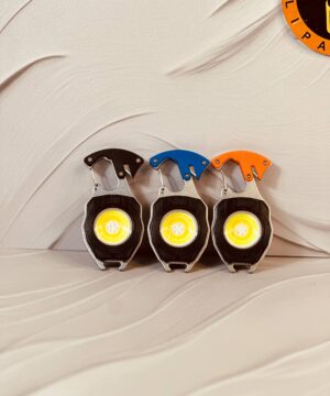 چراغ تاکتیکال چندکاره کمپینگ مدل LED Rechargeable Keychain Light W5147 کد 6246