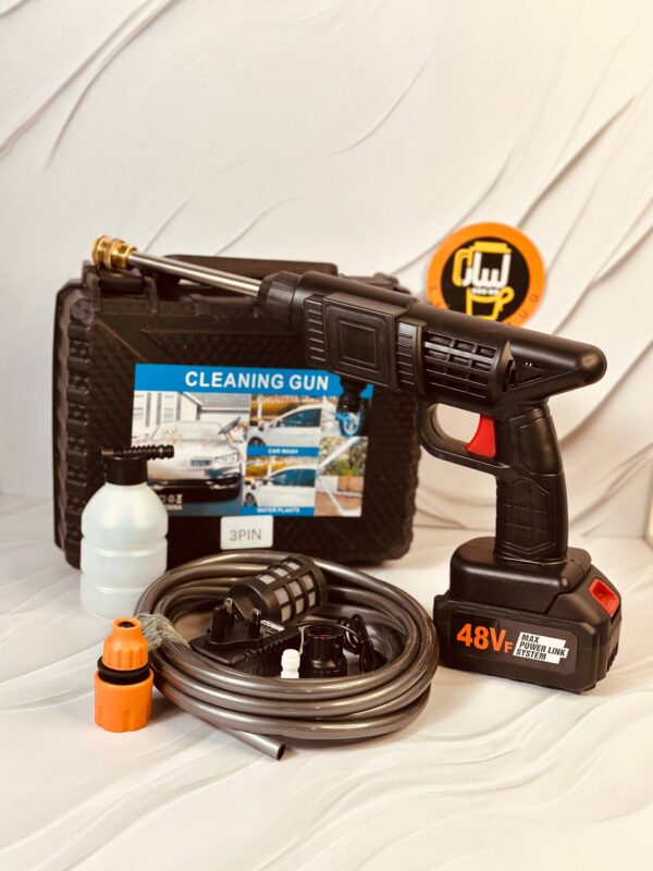 کارواش شارژی تفنگی پرتابل مدل Cleaning Gun کد 6247