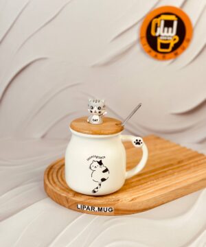 ماگ سرامیکی گربه GOOD TIME کد 6258