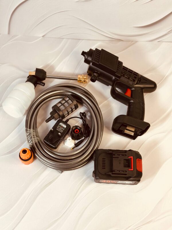 کارواش شارژی تفنگی پرتابل مدل Cleaning Gun کد 6247