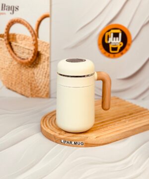 فلاسک استیل دسته دار دماسنج دار کد 6197
