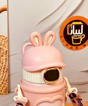 تراول ماگ نی دار فانتزی طرح خرگوش و خرس کد 6179