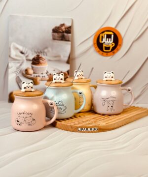 ماگ کوتاه گربه گود تایم FAMILY کد 6226