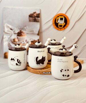 ماگ سرامیکی گربه بازیگوش کد 6228