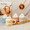 ماگ سرامیکی خانواده خرسی DONUTS کد6237