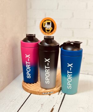 شیکر استیل باشگاهی 750 میل SPORT-X امبره ای کد 7296