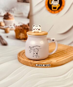 ماگ کوتاه گربه گود تایم FAMILY کد 6226