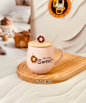 ماگ سرامیکی تپل شکلات و دونات کد 6227