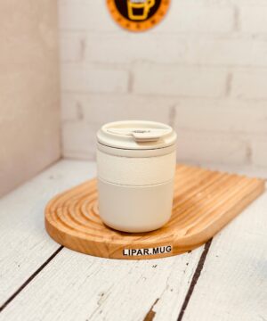 تراول ماگ دورچرمی لبه کج کوچک کد 7291