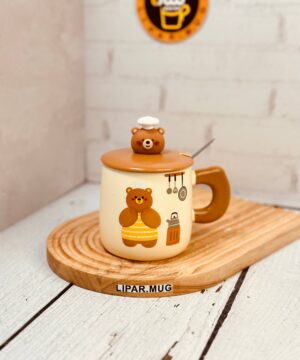 ماگ سرامیکی خرس سر آشپز کد 7311