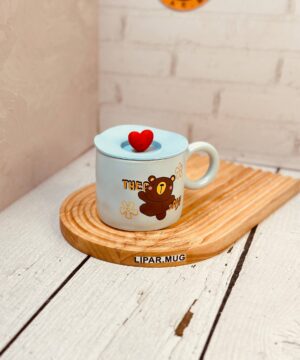 ماگ کوتاه درب سیلیکونی قلب کد 7316