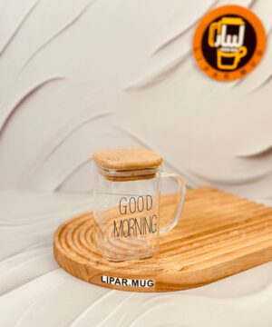 شات پیرکس درب چوبی مربعی GOOD MORNING کد 6177