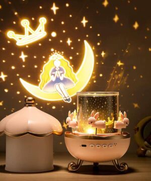 معرفی چراغ خواب کاروسل موزیکال مدل بلوتوثی کد 6205