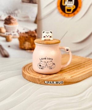 ماگ کوتاه گربه گود تایم FAMILY کد 6226