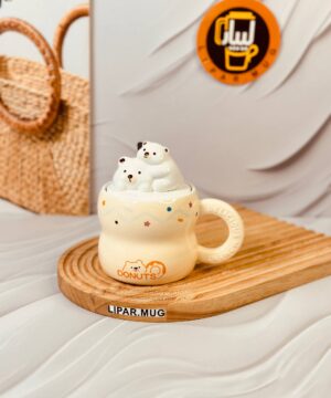 ماگ سرامیکی خانواده خرسی DONUTS کد6237