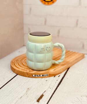 ماگ سرامیکی بالشتی پاستیلی کد 6265