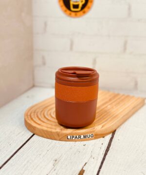 تراول ماگ دورچرمی لبه کج کوچک کد 7291