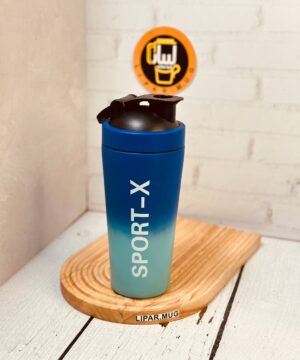 شیکر استیل باشگاهی 750 میل SPORT-X امبره ای کد 7296