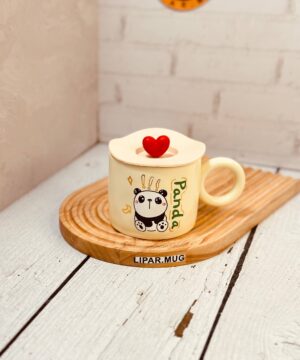 ماگ کوتاه درب سیلیکونی قلب کد 7316