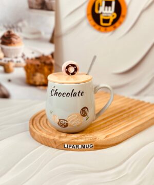 ماگ سرامیکی تپل شکلات و دونات کد 6227