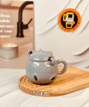 ماگ سرامیکی گربه خپل دم دراز کد 6204