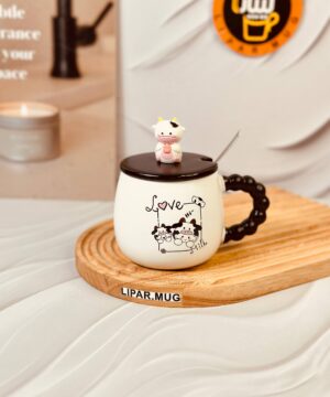 ماگ تپل گاوی عروسک روی درب کد 6218