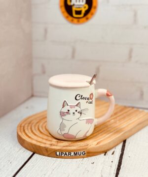 ماگ سرامیکی گربه درشت کد 7307