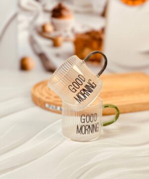 شات پیرکس GOOD MORNING شیار دار کوچک کد 619620